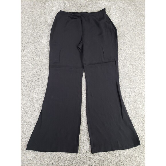 ESCADA Pants - Escada Womens Dress Pants 44 Black Wide Leg Vintage